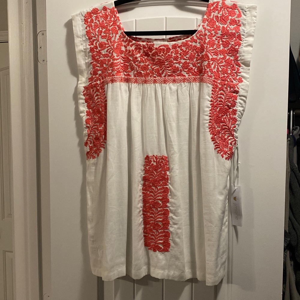 j.marie embroidered Whitney Top